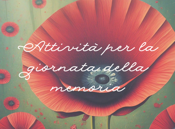 Attività per la giornata della memoria