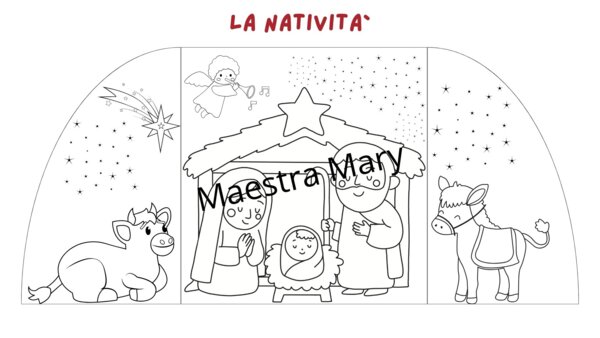 La Natività – Attività creativa natalizia per bambini
