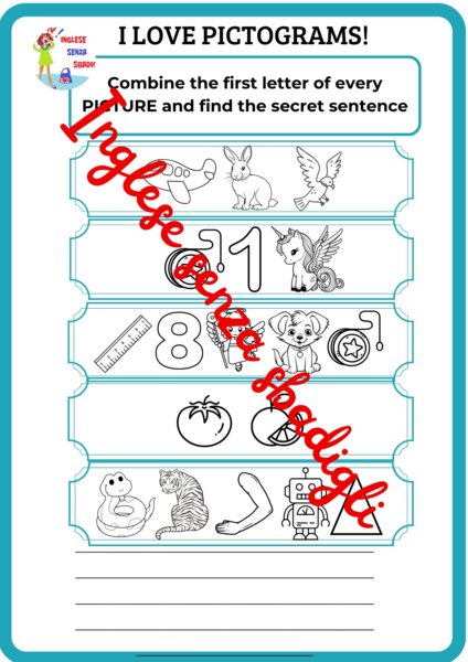 Back to school - I love PICTOGRAMS!