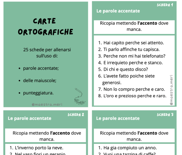 Carte ortografiche 8