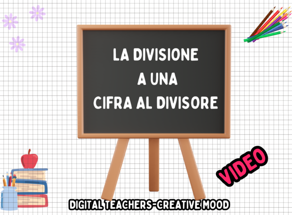 DIVISIONE A UNA CIFRA AL DIVISORE-VIDEO