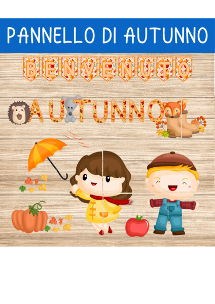 BENVENUTO AUTUNNO
