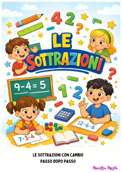 Le sottrazioni con cambio passo dopo passo