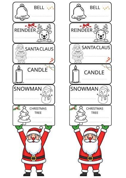 Christmas words