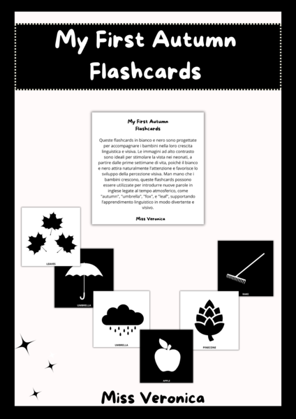 My first Autumn Flashcards