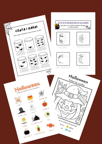 Schede didattiche di Halloween