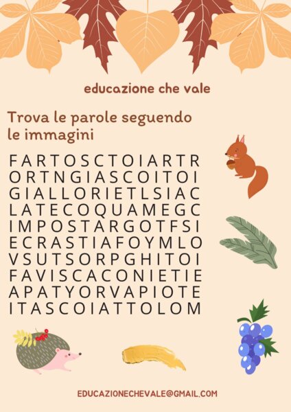 AUTUMN ACTIVITY