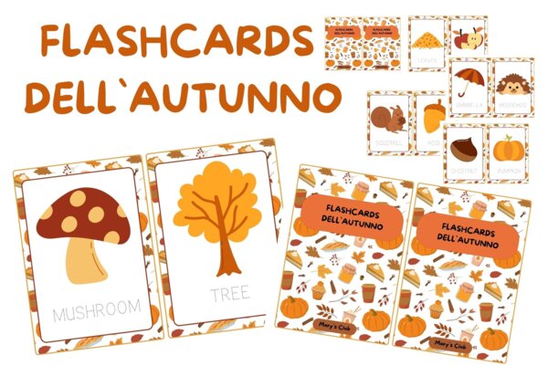 Flashcards dell`autunno