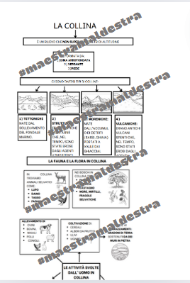 Schemi sulla COLLINA (geografia)