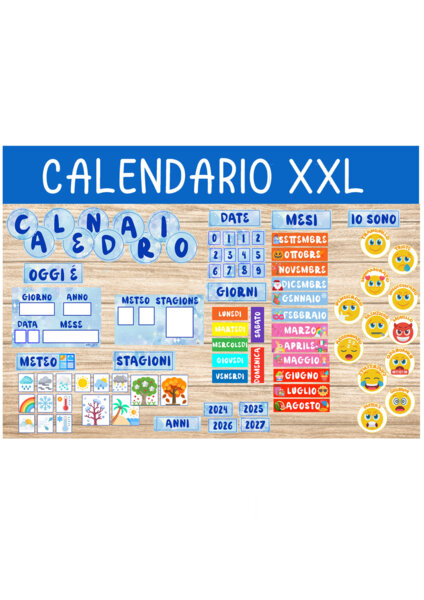 📅 MEGA CALENDARIO DI CLASSE