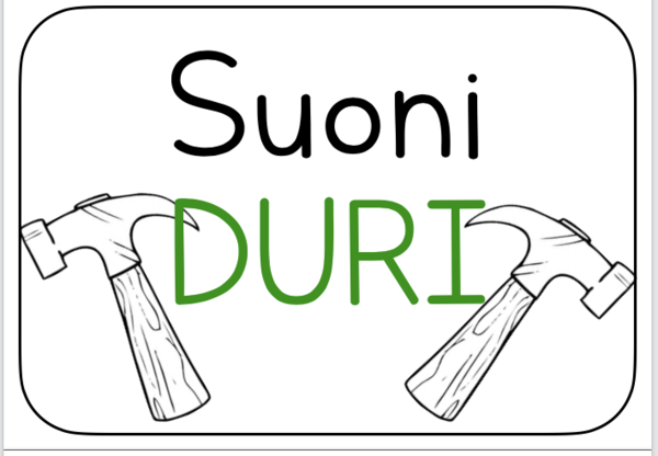 Suoni dolci e suoni duri