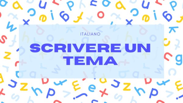 Scrivere un tema