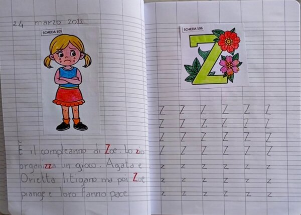 Quadernone classe prima "Le 5 gemelline" Terzo bimestre