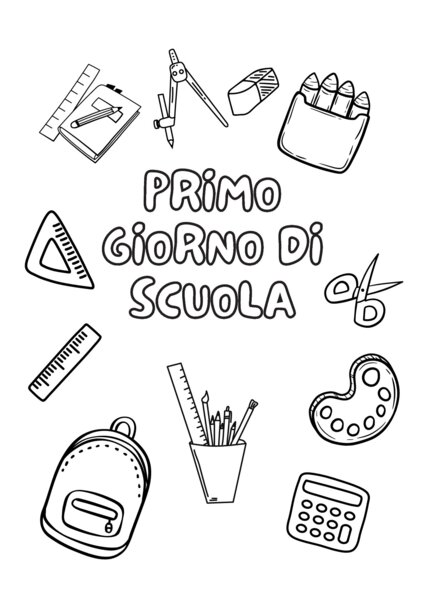 Attività per il primo giorno di scuola - Classi 2° - 3° - 4° - 5° per tutte le materie