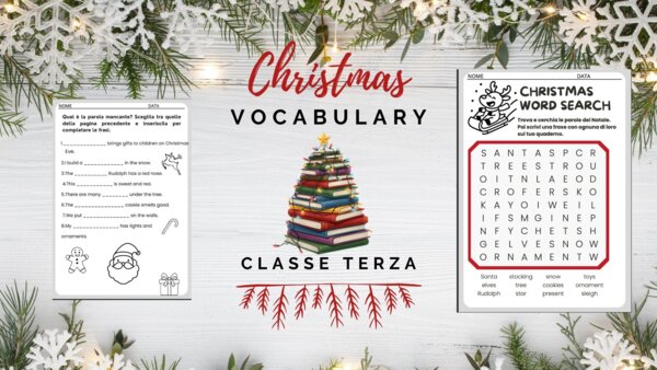 Christmas vocabulary - Parole ed attività sul Natale in inglese