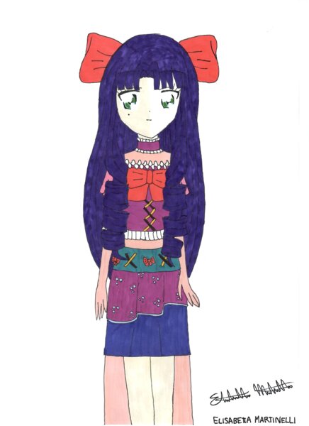 Scheda da colorare di Itsuko