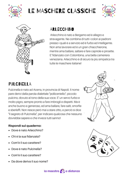 Le maschere classiche