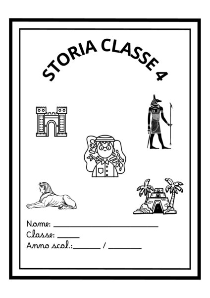 Quaderno di storia classe 4