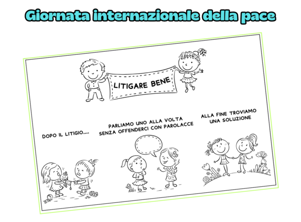 Giornata internazionale della pace: Litigare bene