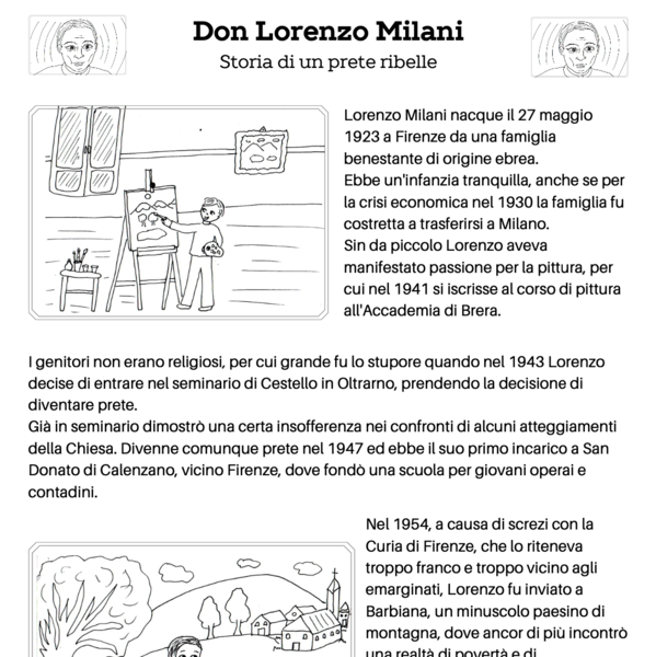 Don Lorenzo Milani - schede