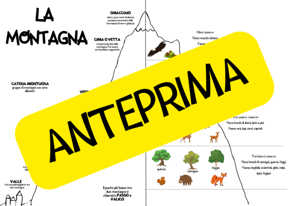 Schema - LA MONTAGNA (classe terza)
