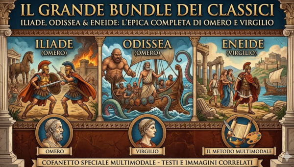 Epica Classica_KIT MULTIMODALE ANTOLOGIA 1°media Iliade+odissea+Omero+Eneide+Virgilio