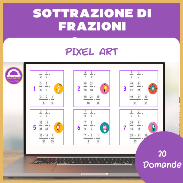 Sottrazione di frazioni