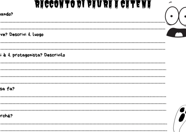RACCONTO DI PAURA A CATENA