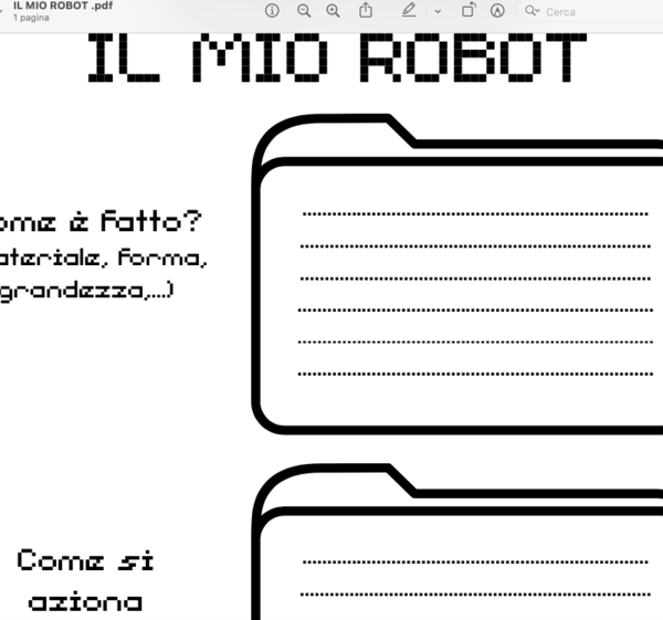 IL MIO ROBOT