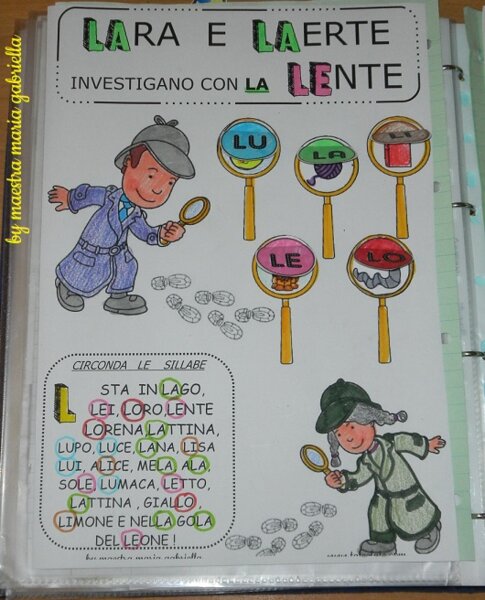 Lettera L di Lente e non solo
