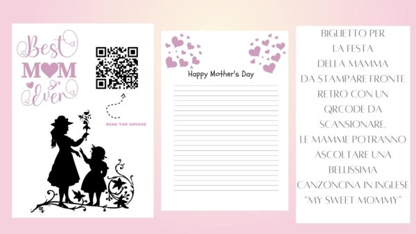 Biglietto per la festa della mamma
