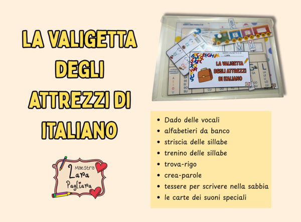 La valigetta degli attrezzi di italiano