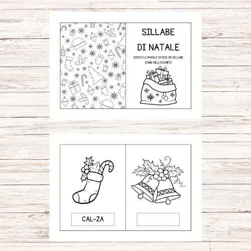 Libretto delle sillabe di Natale