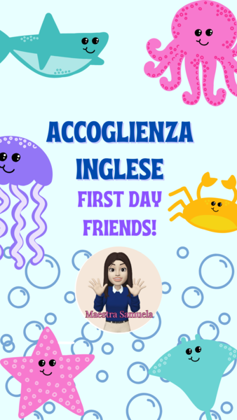 🎉 Accoglienza di inglese - Amici del Primo Giorno! 🐶🐱🐦