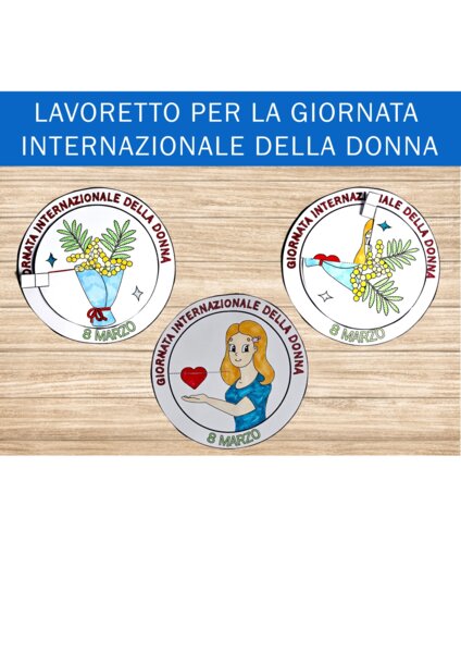 🌼 Lavoretto per la Giornata internazionale della donna