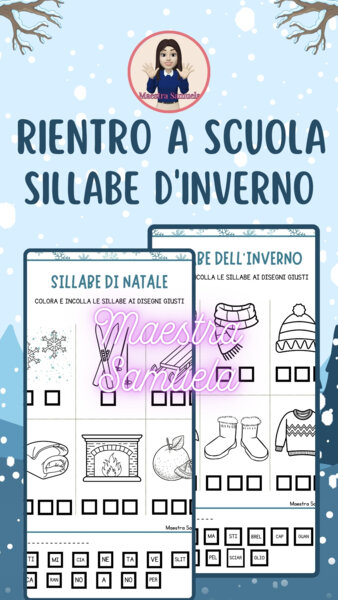 ❄️ Inverno con le sillabe! 📝