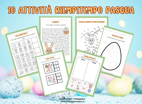 Attività riempitempo Pasqua scuola primaria