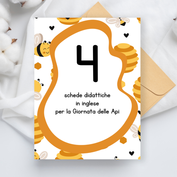 Schede in inglese per la Giornata delle Api