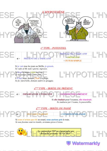 L'hypothèse_règles+exercices