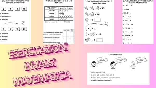 Esercitazioni invalsi di matematica - classe II elementare
