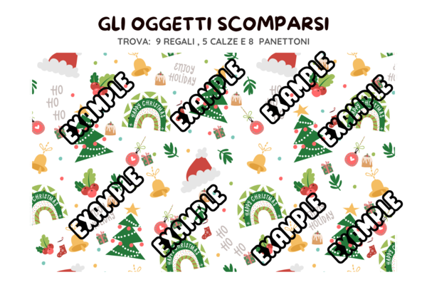 COMPITI DI NATALE DI MATEMATICA E TECNOLOGIA - 10 SCHEDE