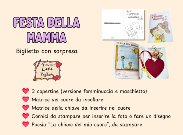 Festa della mamma - biglietto con sorpresa