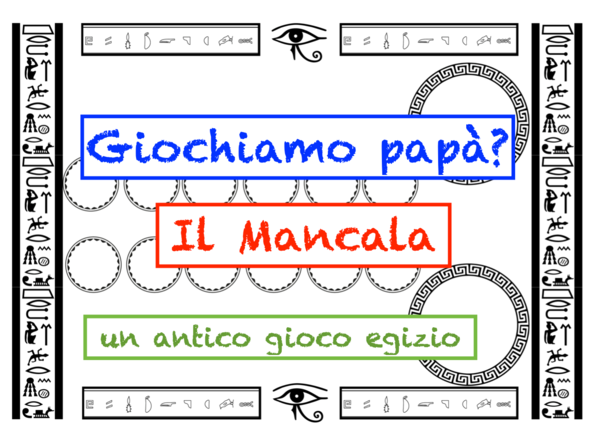 Giochiamo papà?Costruire un antico gioco egizio per regalare tempo, cura e divertimento