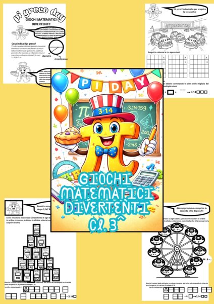 PI GRECO DAY CLASSE TERZA MATEMATICA DIVERTENTE