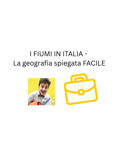 I FIUMI IN ITALIA - La geografia spiegata FACILE