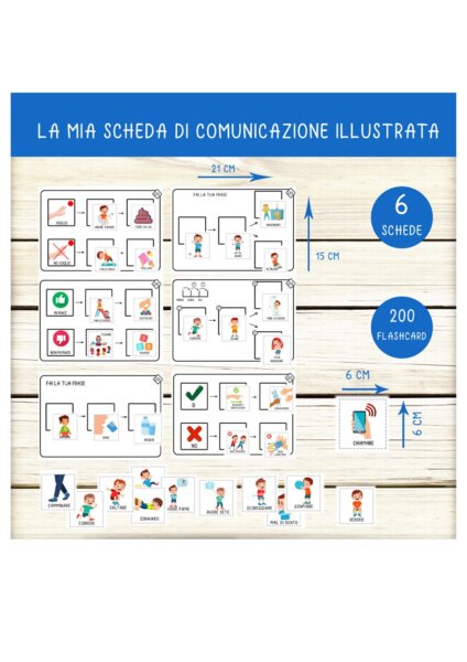 PECS "La mia scheda comunicazione illustrata "