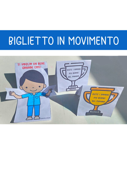 Biglietto in movimento per la Festa dei Nonni