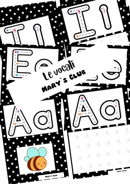 Pregrafismo.Le vocali