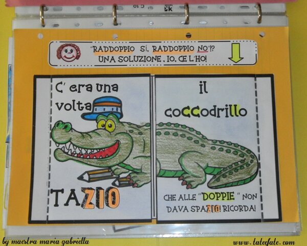 Doppie o non doppie con il coccodrillo Tazio