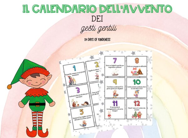Il calendario d' avvento dei gesti gentili